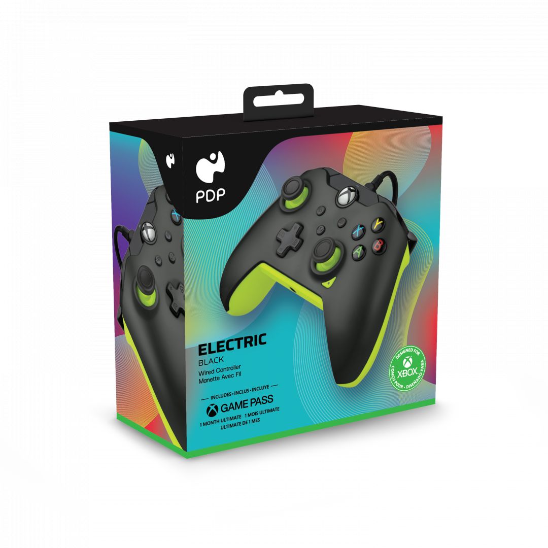 PDP Xbox Series X/S & PC USB Gamepad Electric Black