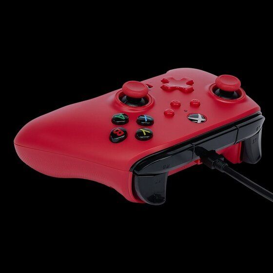 PowerA Enhanced USB Gamepad for Xbox Series X/S Artisan Red