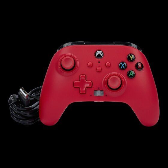 PowerA Enhanced USB Gamepad for Xbox Series X/S Artisan Red