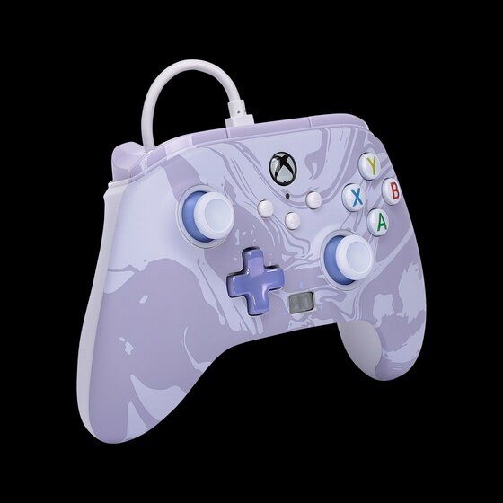 PowerA Enhanced USB Gamepad for Xbox Series X/S Lavender Swirl