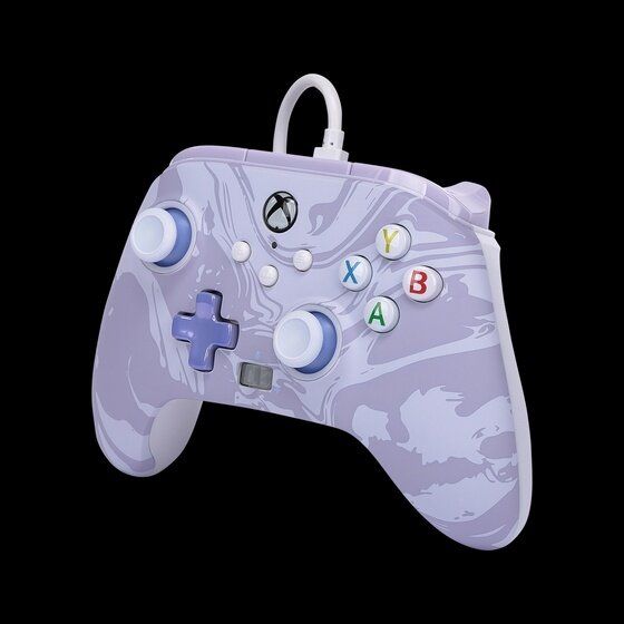 PowerA Enhanced USB Gamepad for Xbox Series X/S Lavender Swirl