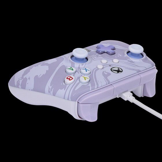 PowerA Enhanced USB Gamepad for Xbox Series X/S Lavender Swirl