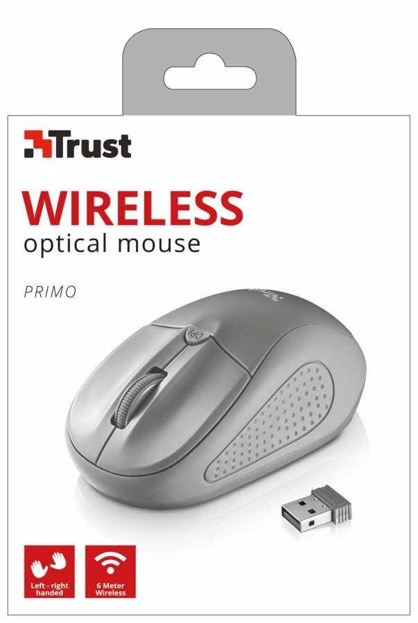 Trust Primo Wireless mouse Grey