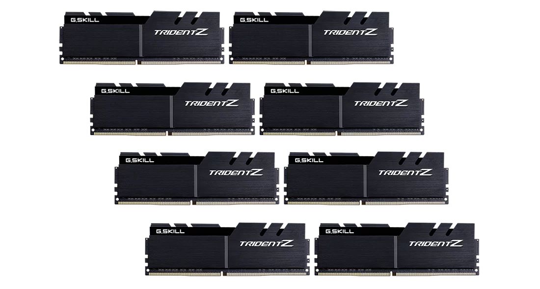 G.SKILL 128GB DDR4 3600MHz Kit(8x16GB) Trident Z Black