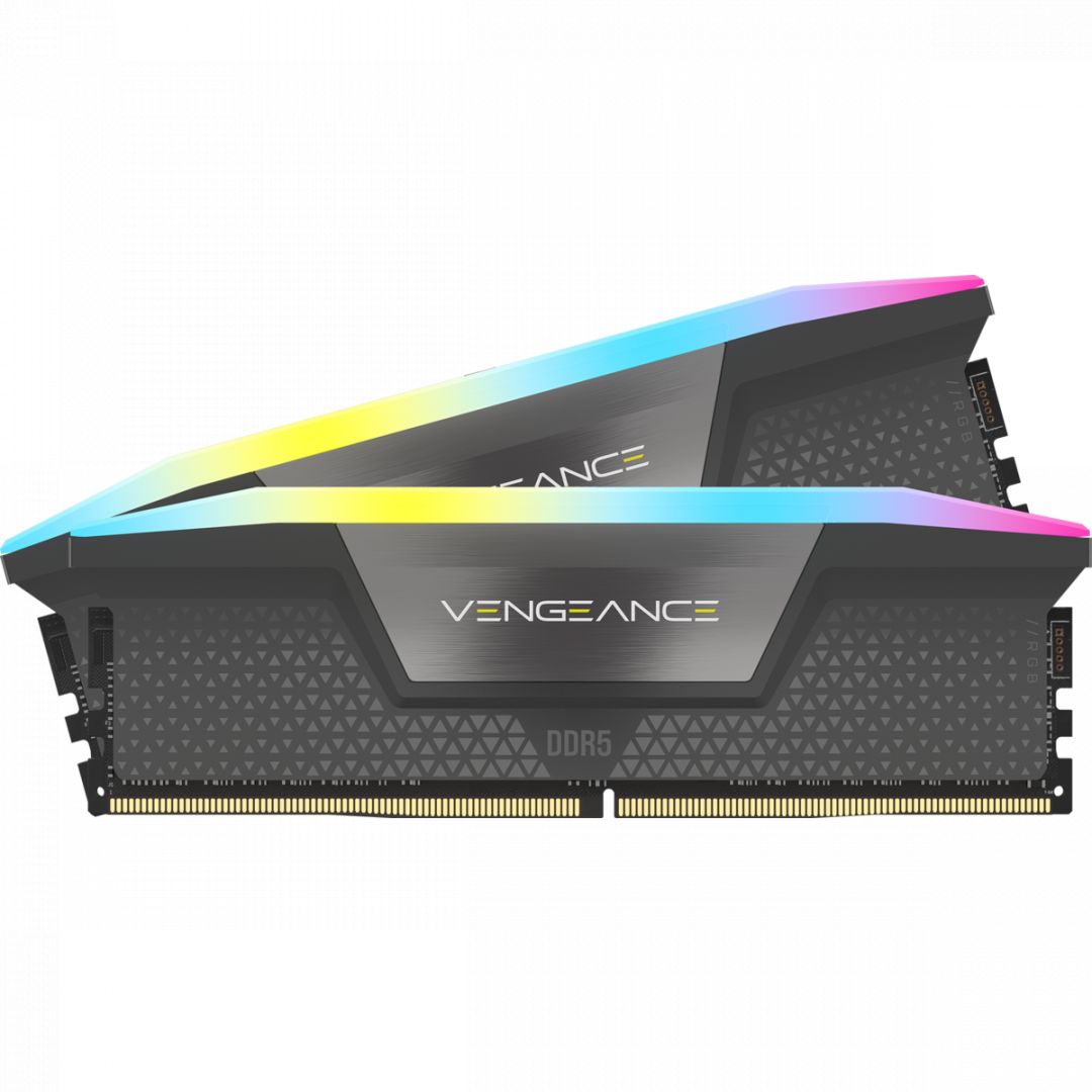 Corsair 64GB DDR5 5200MHz Kit(2x32GB) Vengeance RGB AMD Expo Black