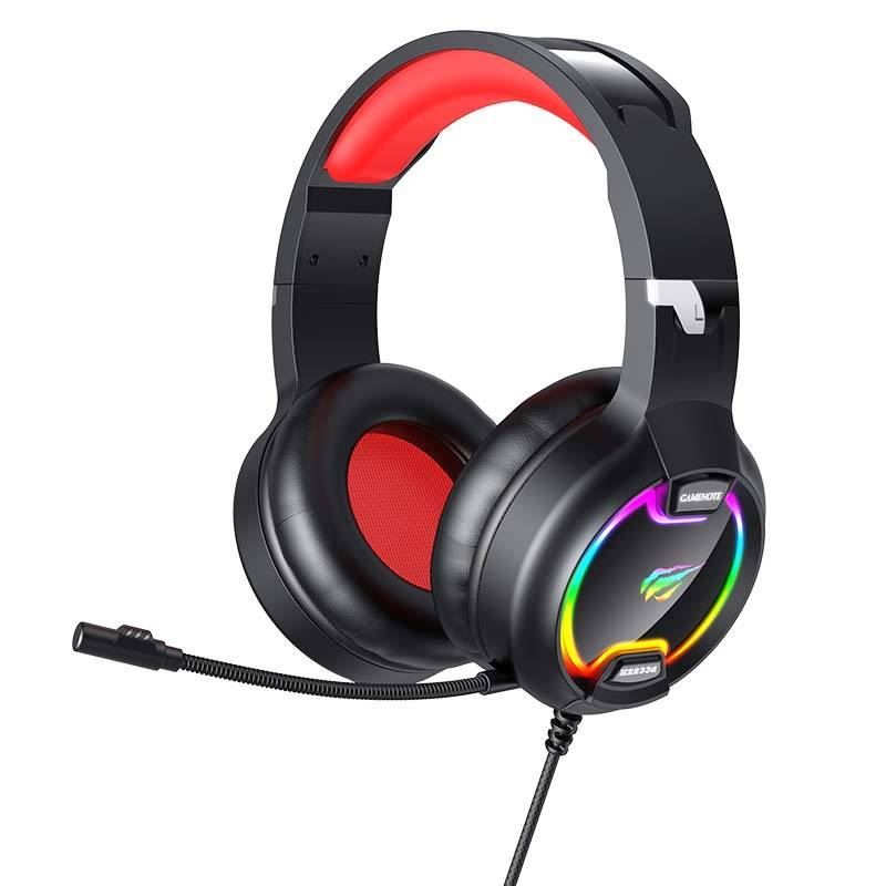 HAVIT Gamenote H2233D Gaming RGB Headset Black/Red