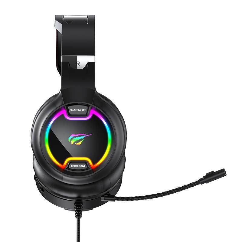 HAVIT Gamenote H2233D Gaming RGB Headset Black/Red