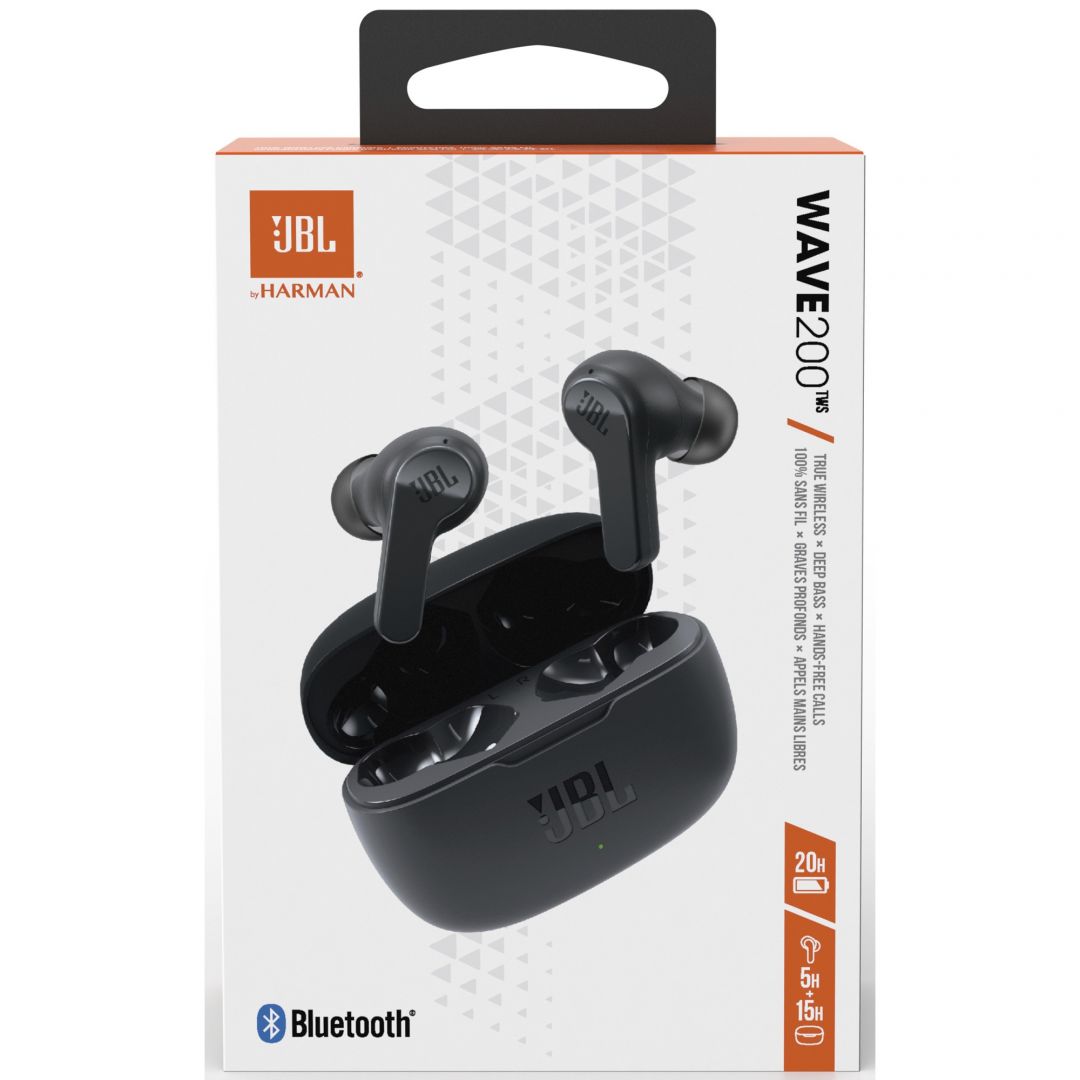 JBL Wave 200 True Wireless Bluetooth Headset Black