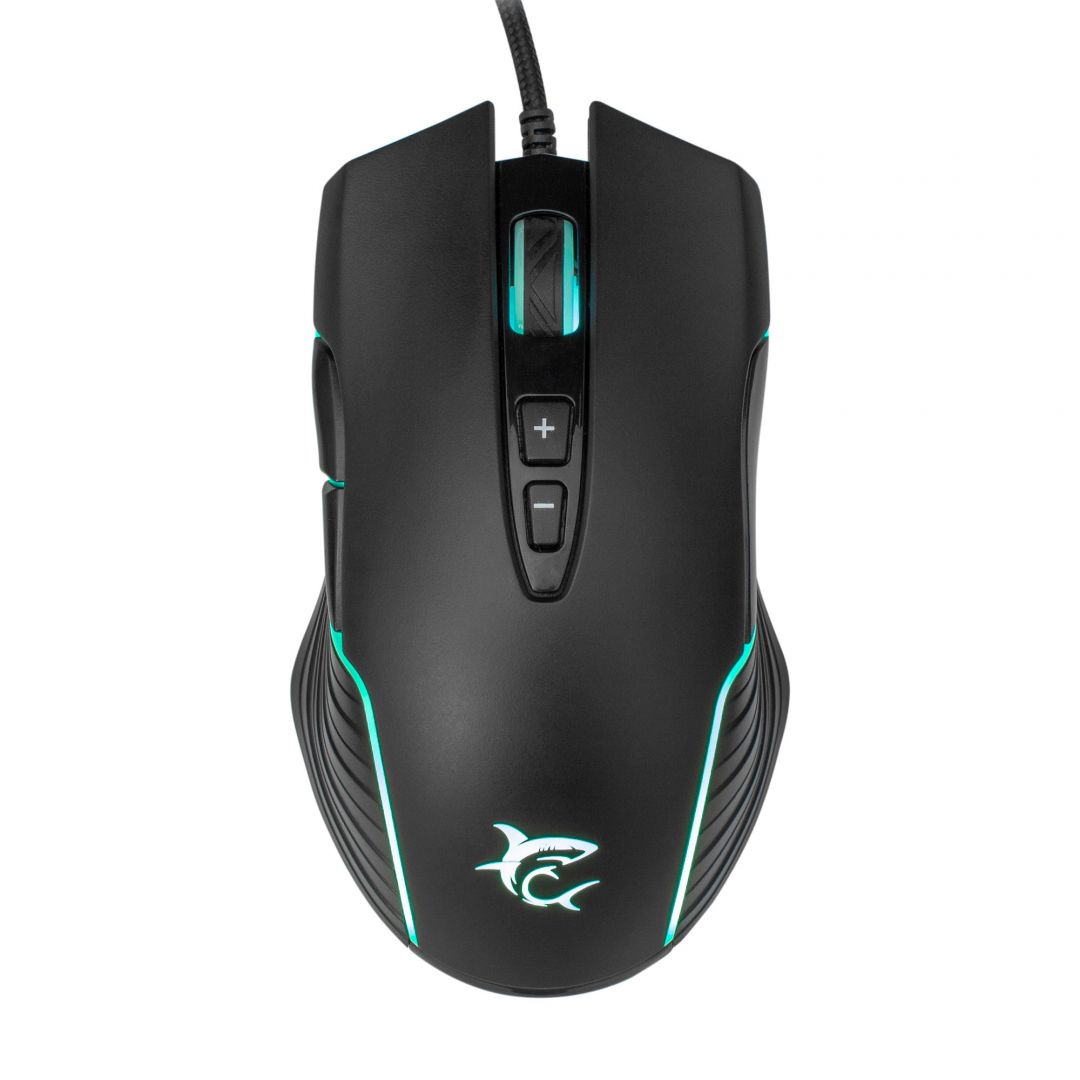 White Shark Azarah RGB Gaming Mouse Black