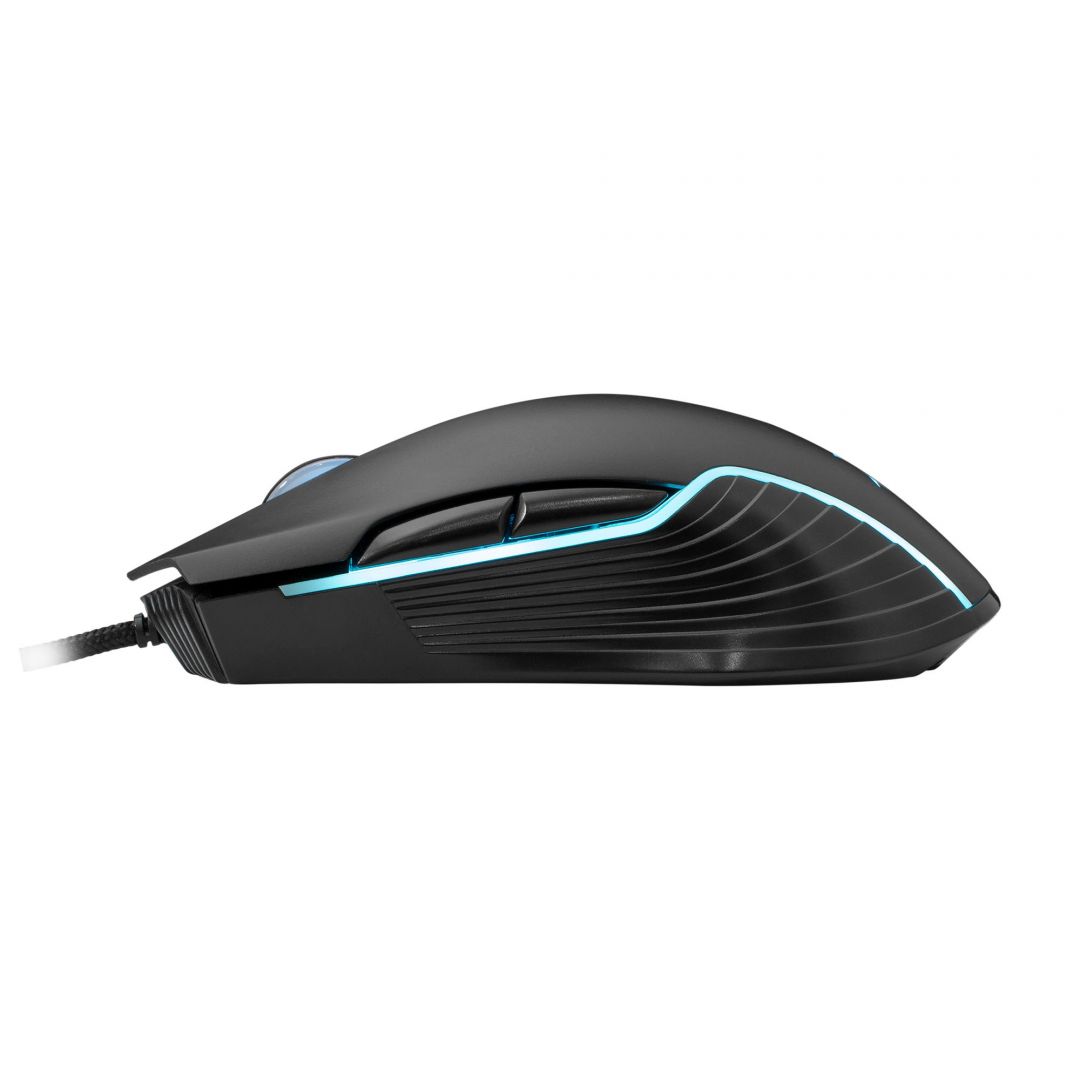 White Shark Azarah RGB Gaming Mouse Black