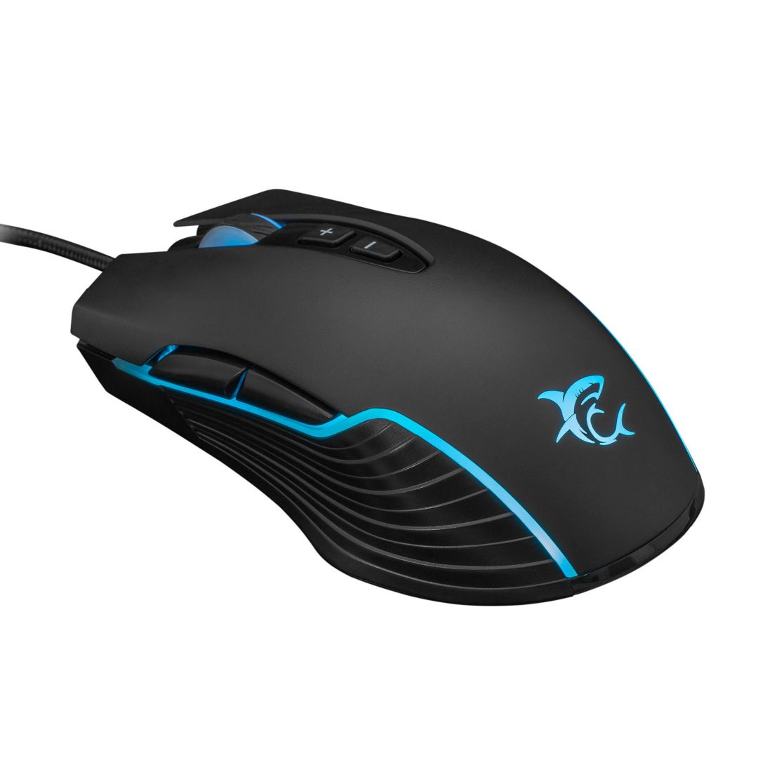 White Shark Azarah RGB Gaming Mouse Black