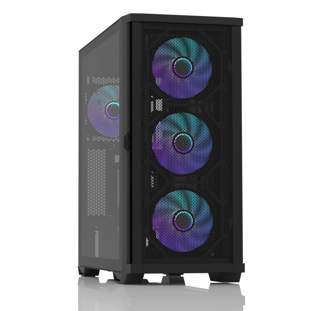 Zalman Z10 Duo RGB Tempered Glass Black