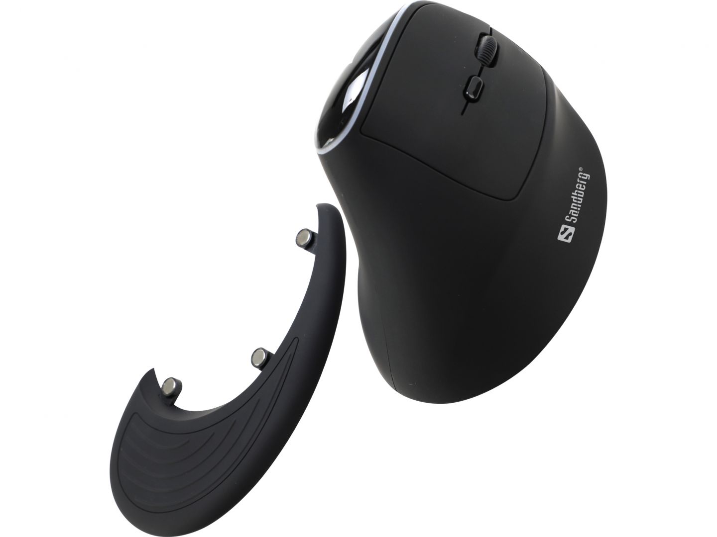 Sandberg Wireless Vertical Mouse Pro Black