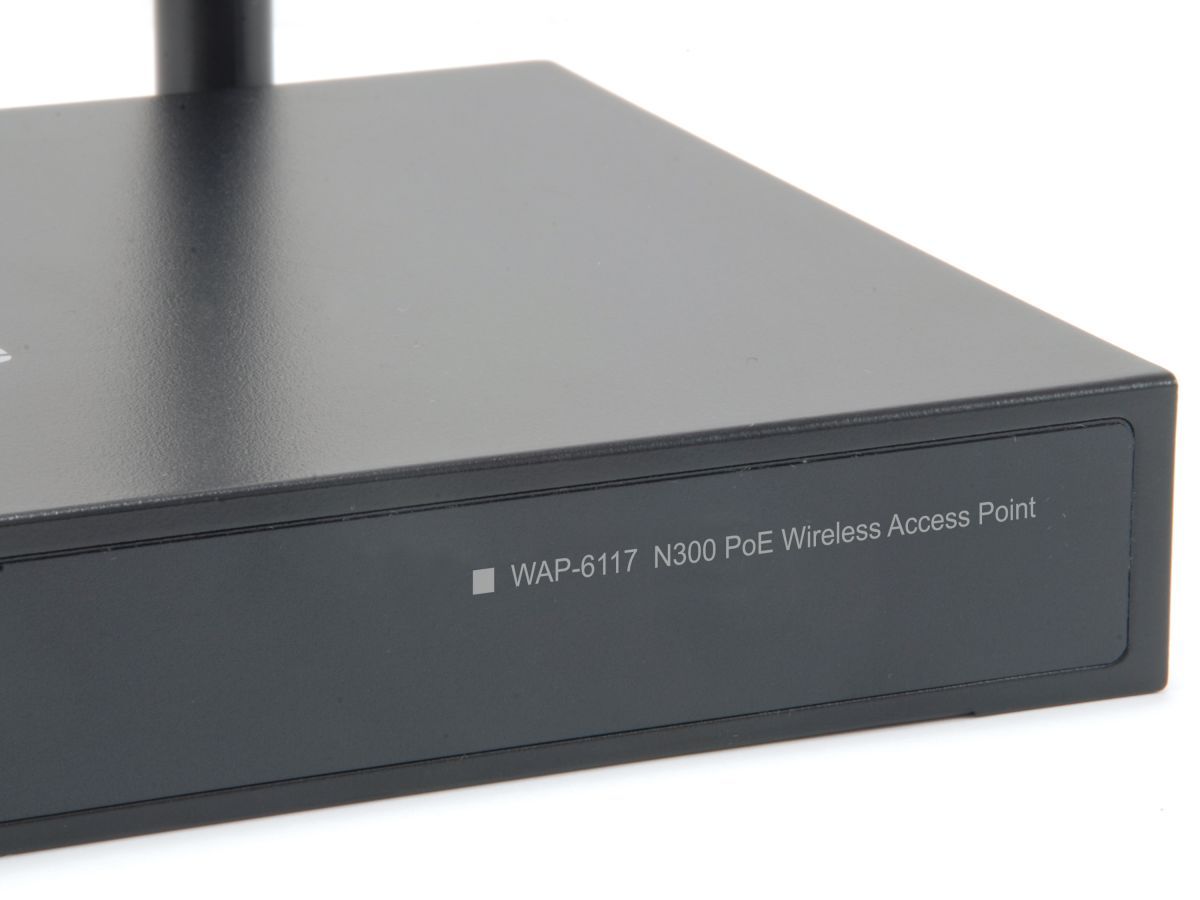 LevelOne WAP-6117 N300 PoE Wireless Access Point Black