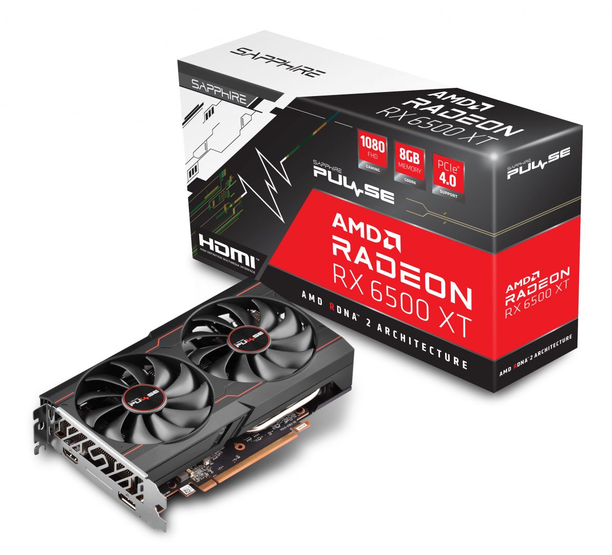 Sapphire Radeon RX6500XT 8GB DDR6 Pulse Gaming