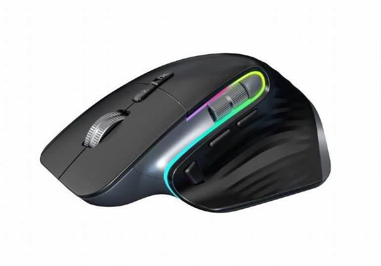 Gembird 9-Button Rechargeable Wireless RGB Gaming Mouse Black