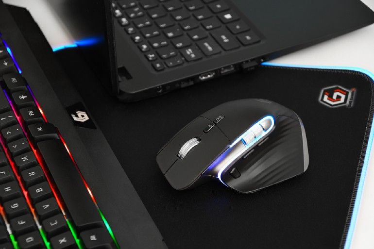 Gembird 9-Button Rechargeable Wireless RGB Gaming Mouse Black