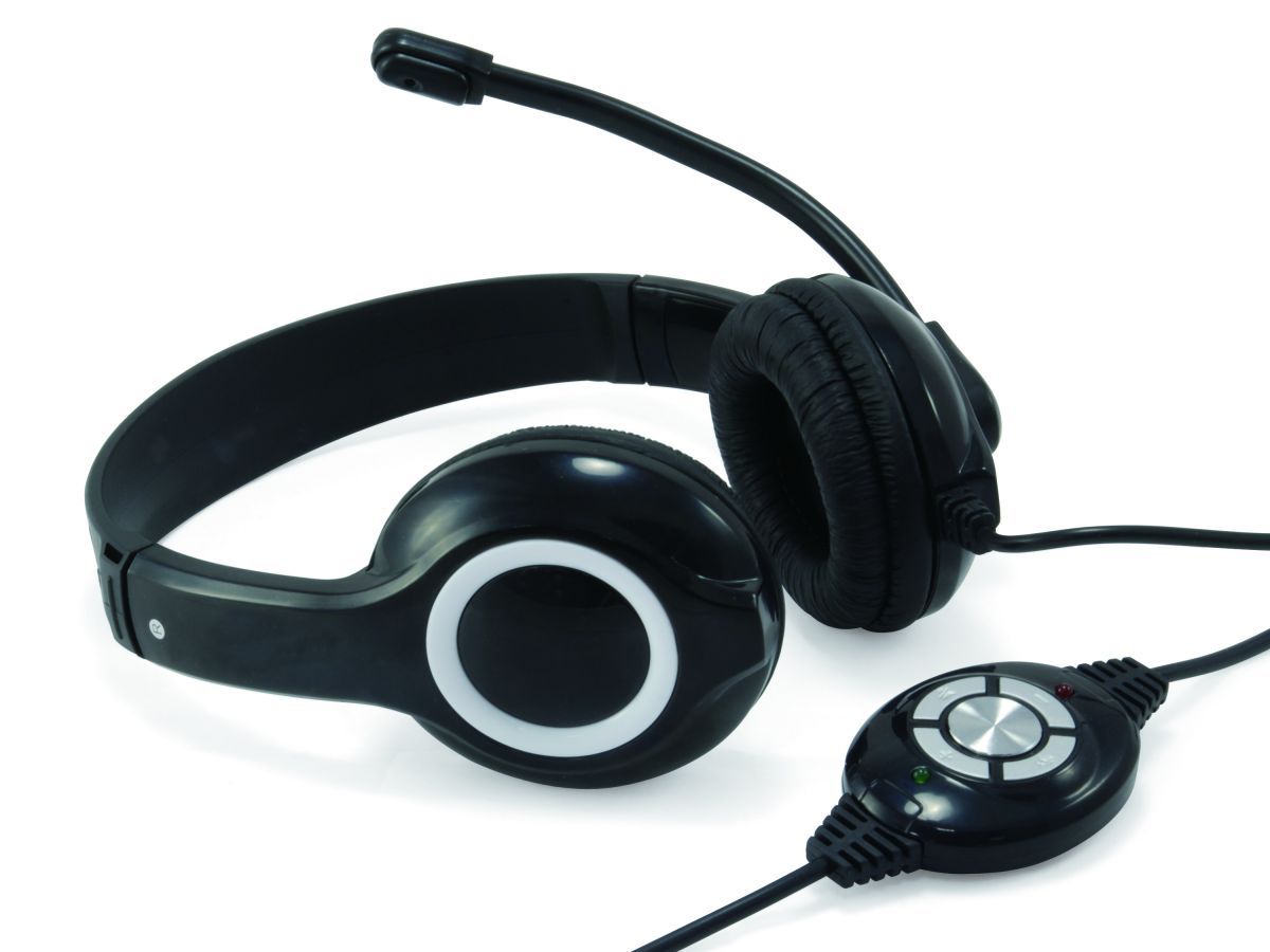 Conceptronic  CCHATSTARU2B Headset Black