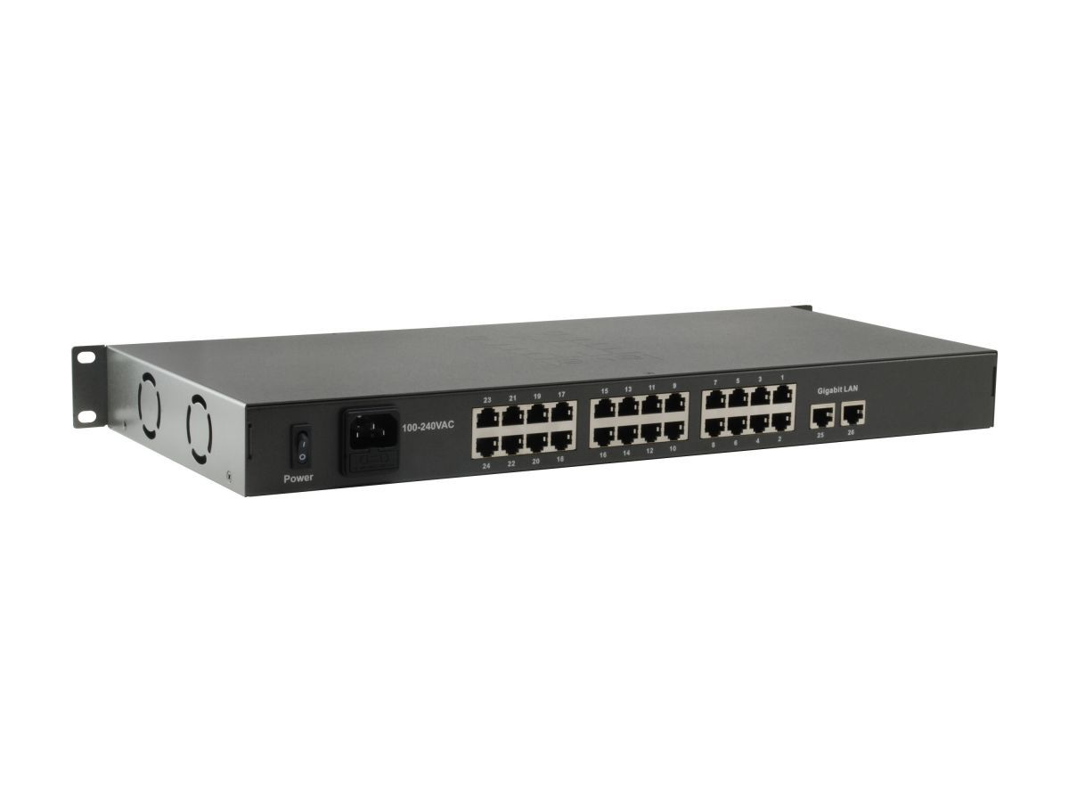 LevelOne FGP-2601W150, 26-Port Fast Ethernet PoE Switch