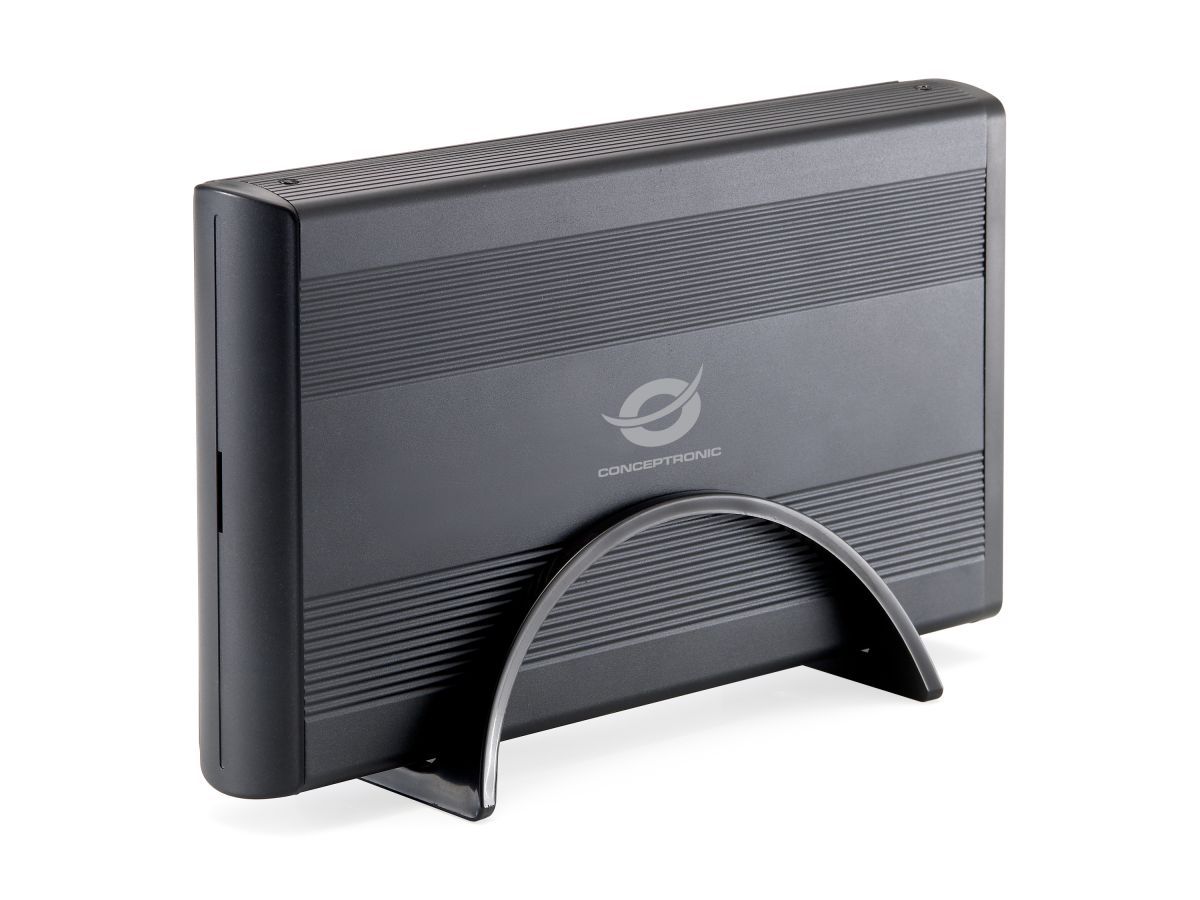 Conceptronic  3,5" USB 2.0 SATAIII Enclosure Black