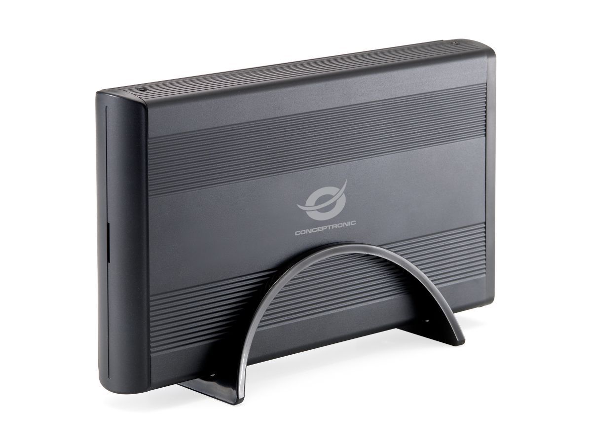 Conceptronic  3,5" USB 3.0 SATAIII Enclosure Black