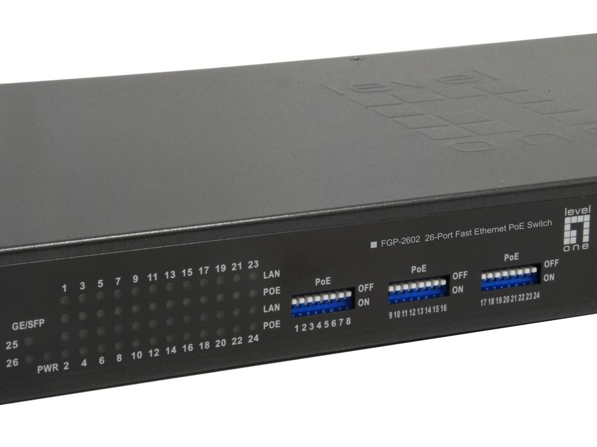 LevelOne FGP-2602W380 26-Port Fast Ethernet PoE Switch