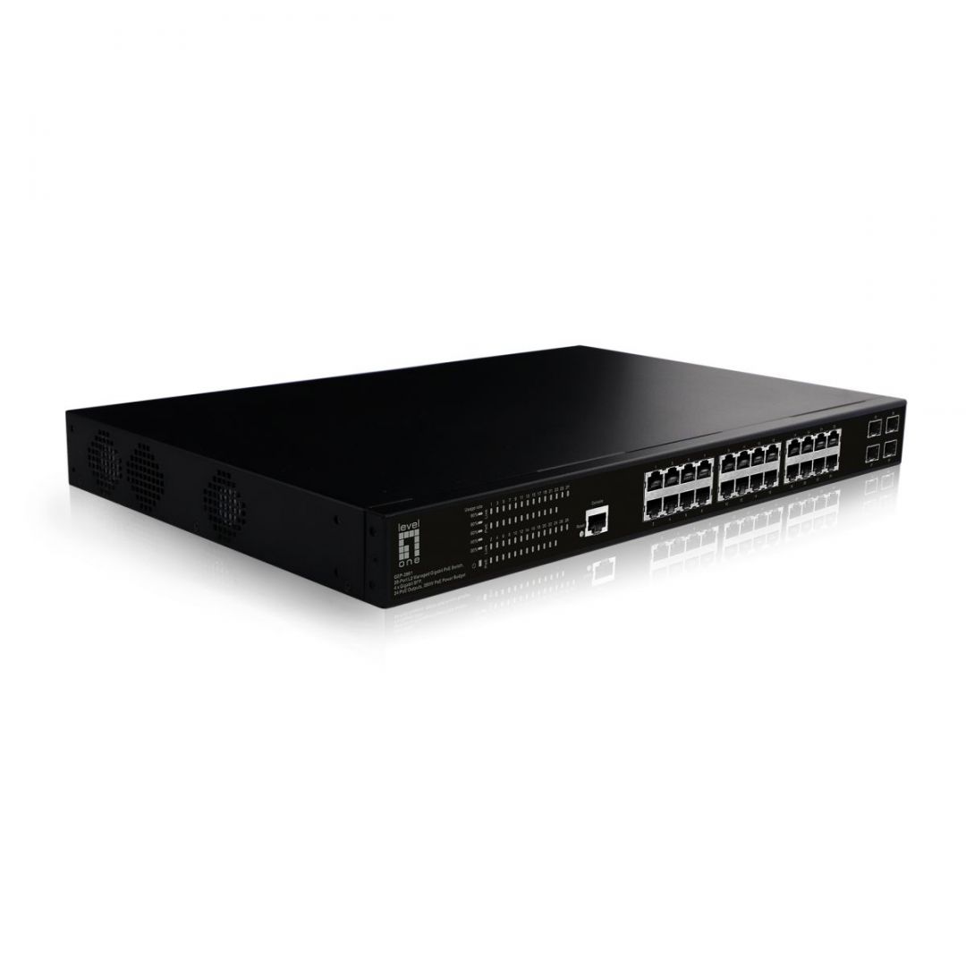 LevelOne GEP-2861 28-Port L2 Managed Gigabit PoE Switch