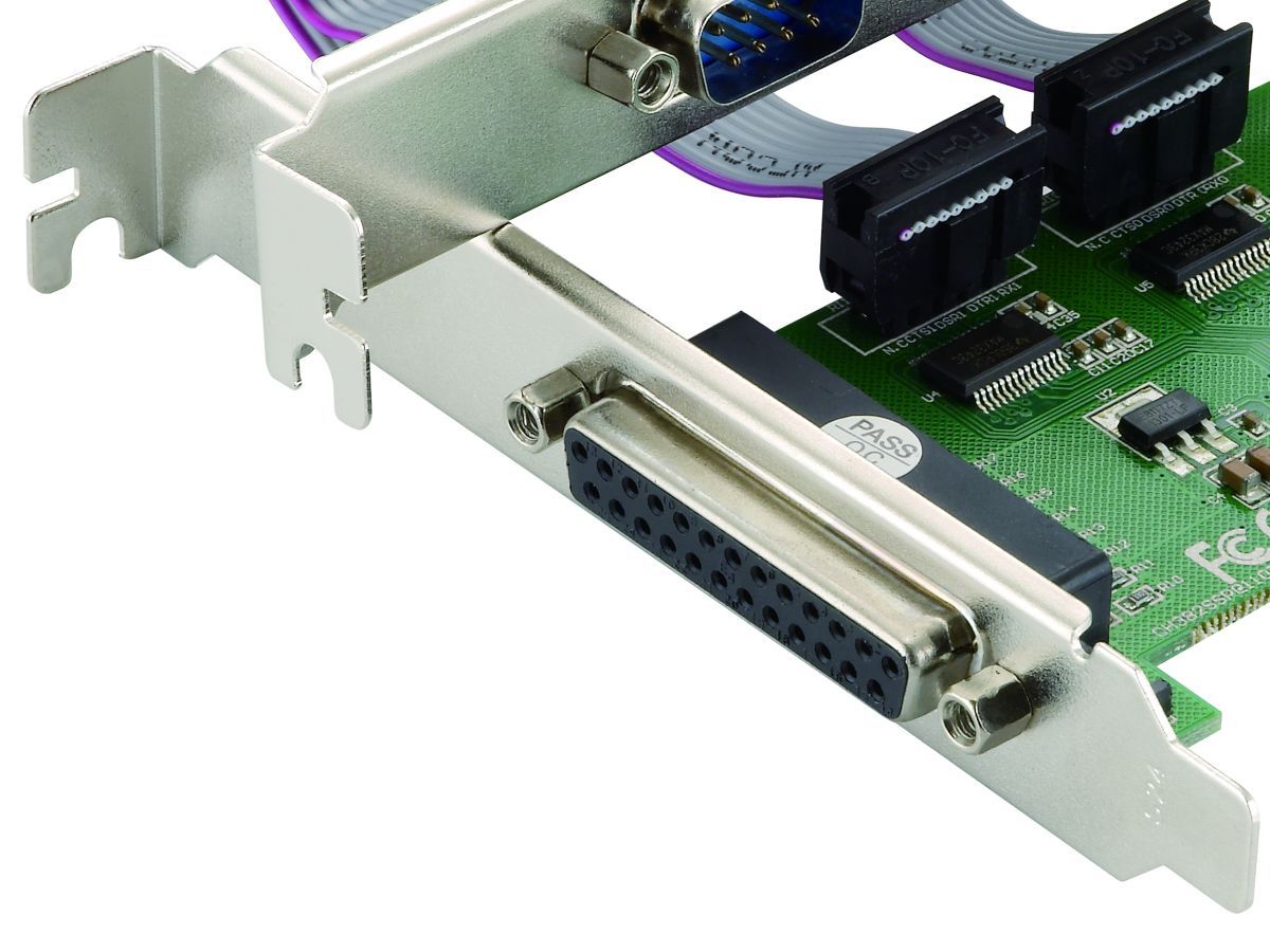 Conceptronic  SPC01G 3-Port Serial Parallel PCIe Card, Parallel x 1, Serial x 2