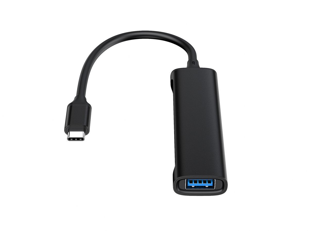 Conceptronic  4-Port USB-C HUB Black