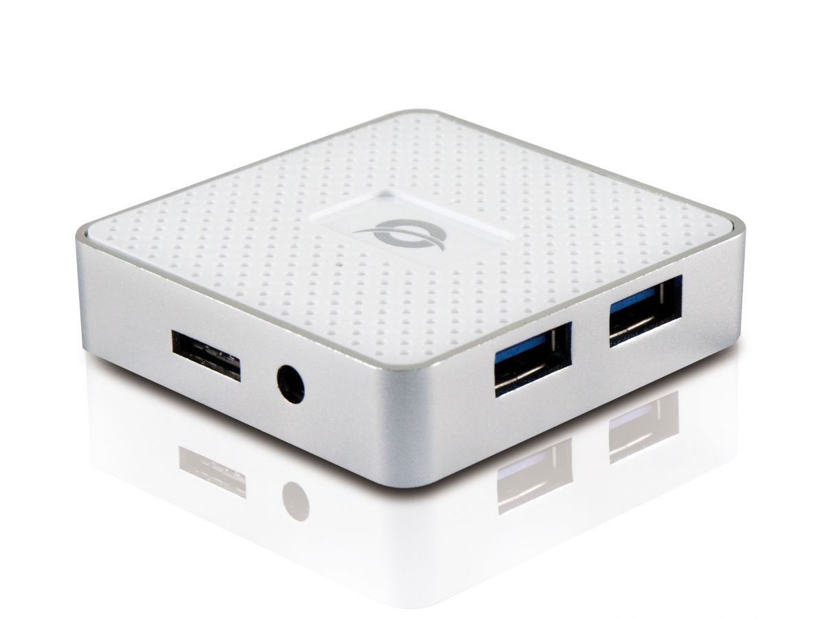 Conceptronic  4-Port USB 3.0 HUB White