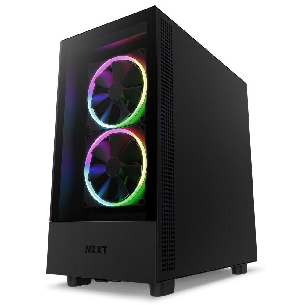 NZXT H5 Elite RGB Tempered Glass Black