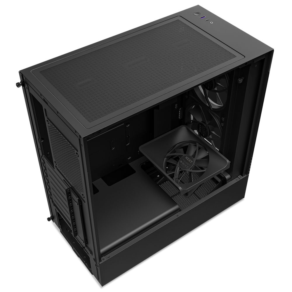 NZXT H5 Elite RGB Tempered Glass Black