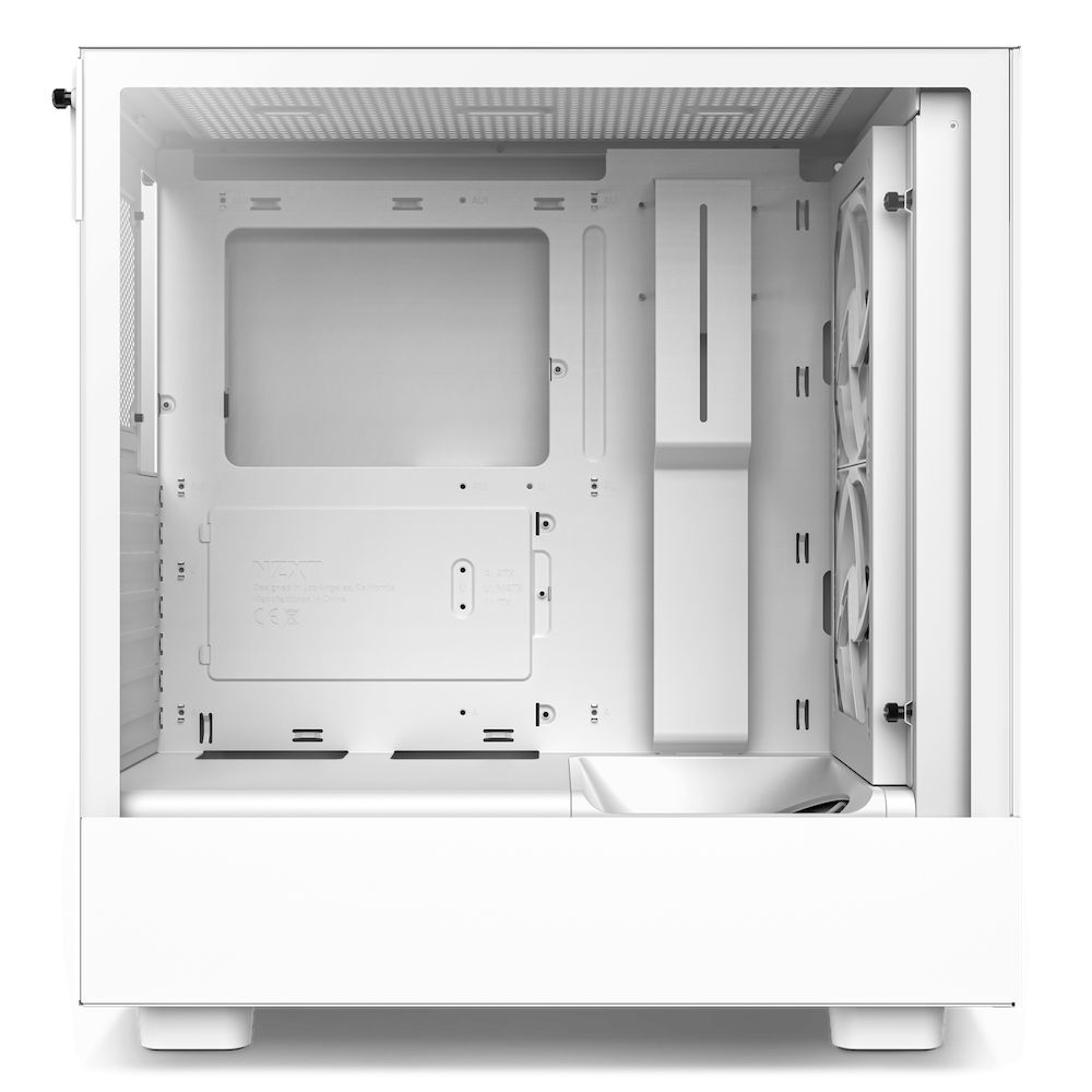 NZXT H5 Elite RGB Tempered Glass White