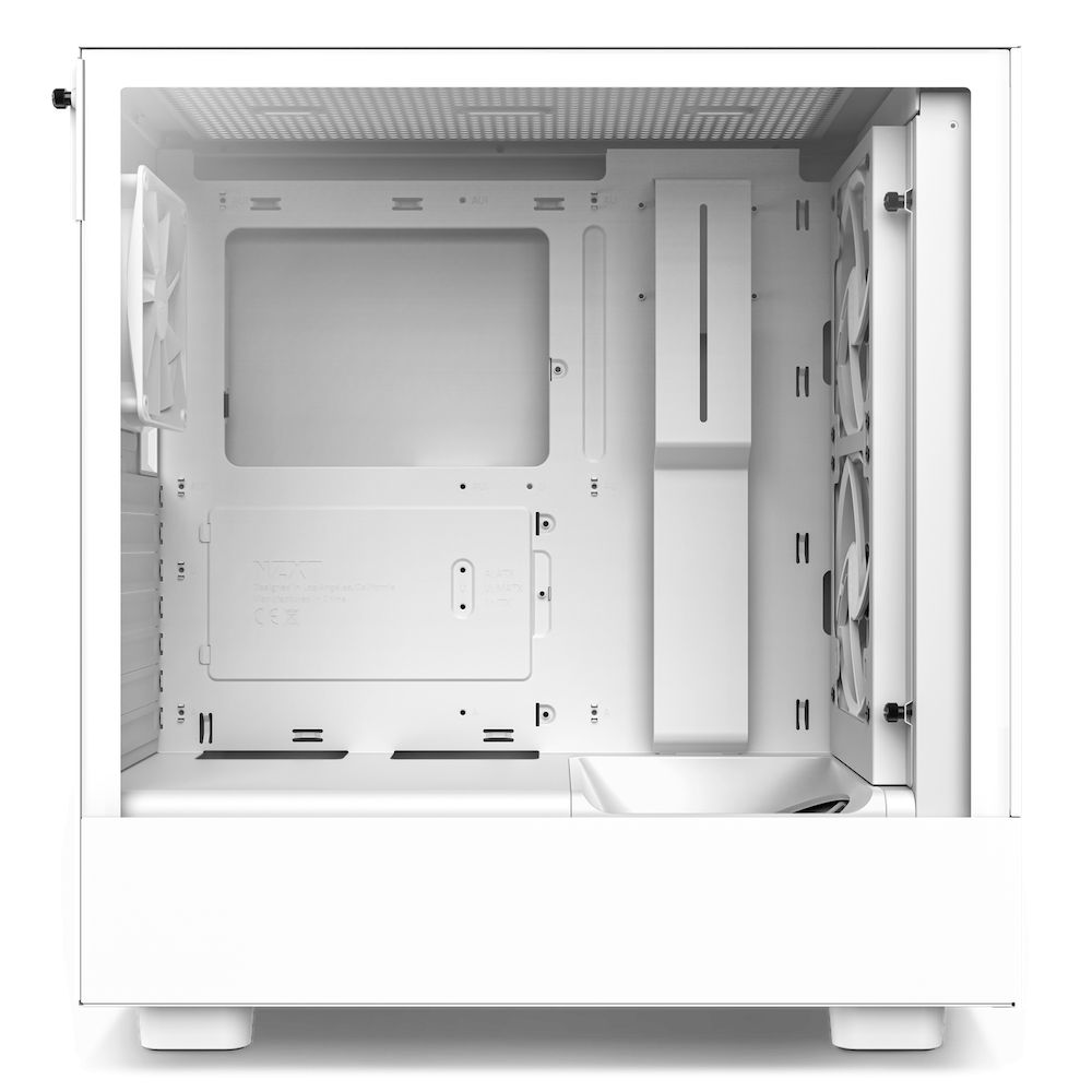 NZXT H5 Flow Tempered Glass White