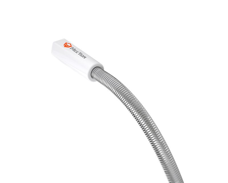 Meetion MC12 Wired Conference Room Gooseneck Microphone White