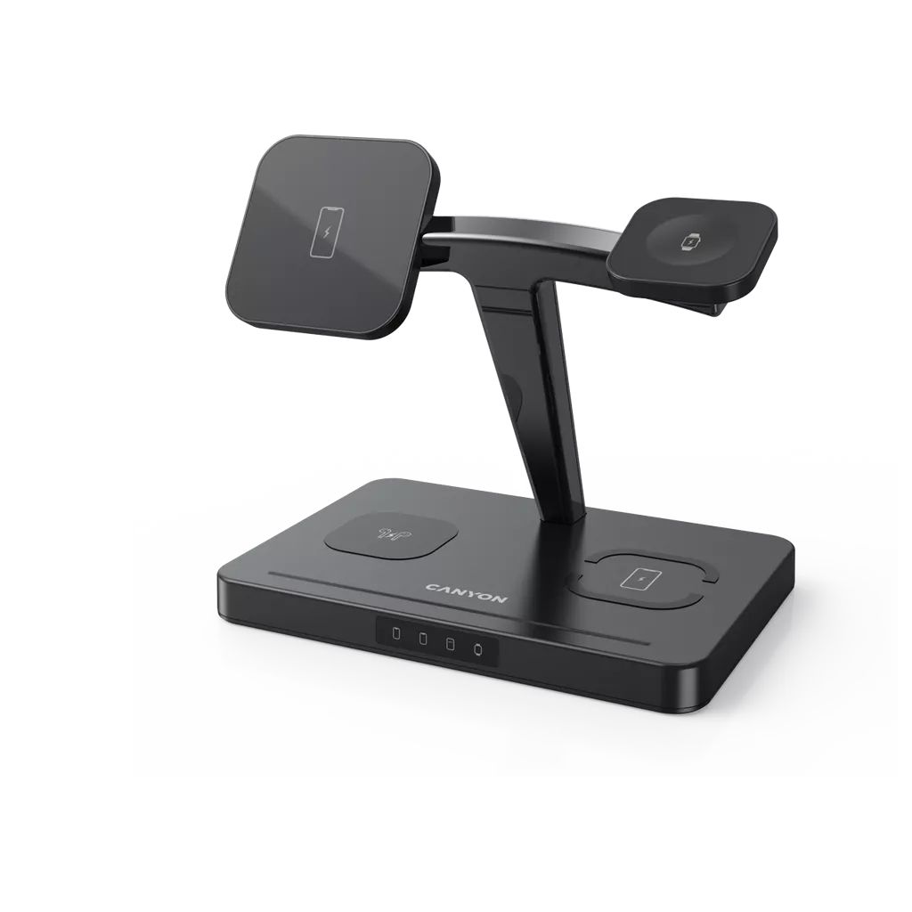 Canyon WS-404 4-in-1 Wireless charging station Black