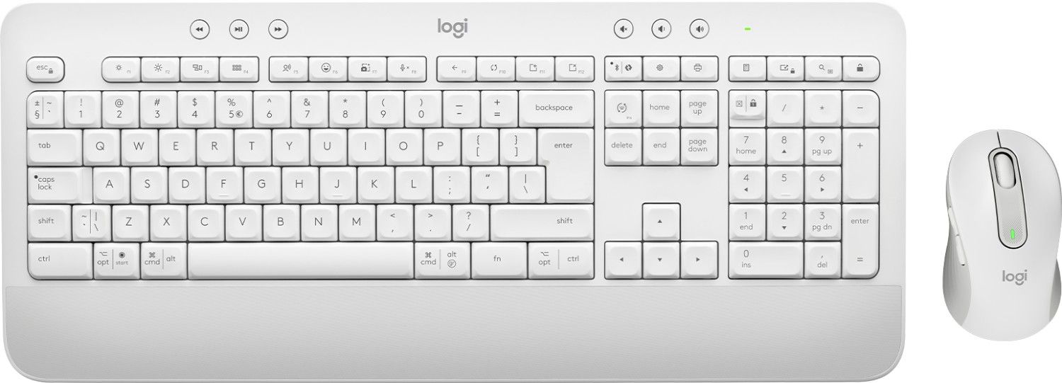 Logitech Signature MK650 Combo for Business Wireless Keyboard+Mouse Off-White DE