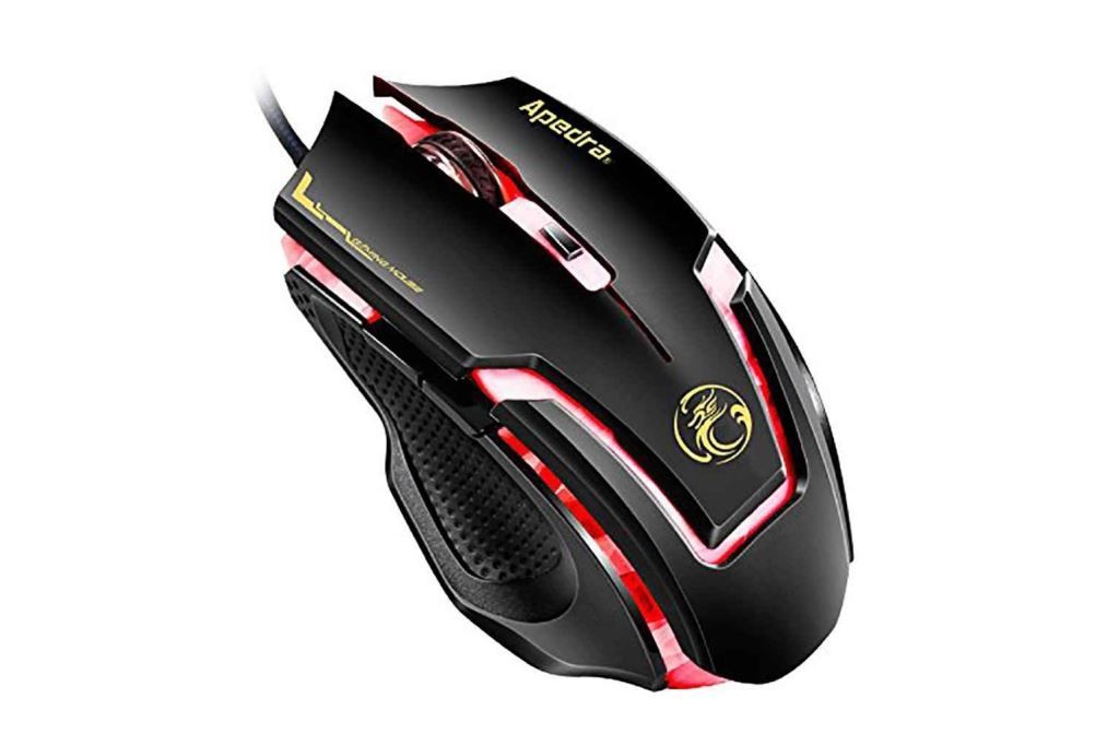 Apedra A9 Gaming Mouse Black/Red