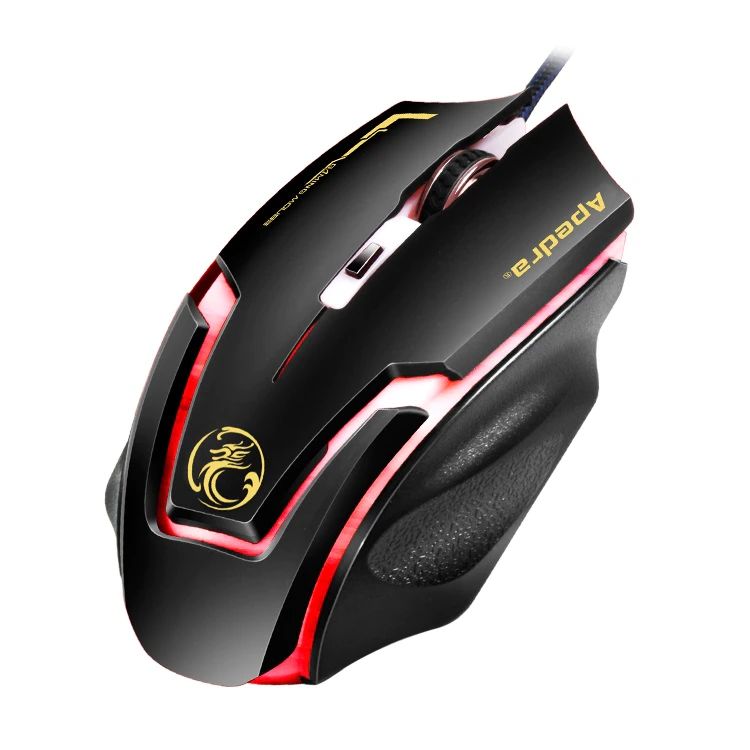 Apedra A9 Gaming Mouse Black/Red