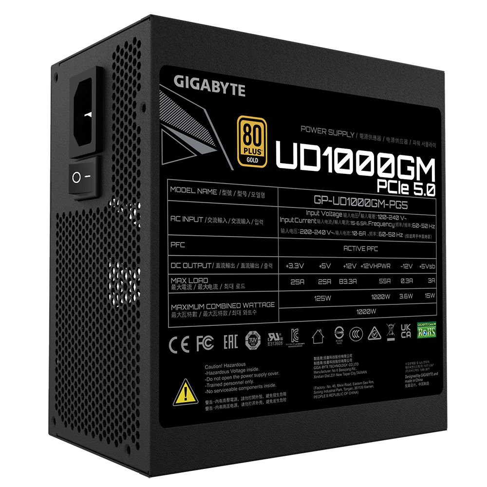 Gigabyte 1000W 80+ Gold UD1000GM