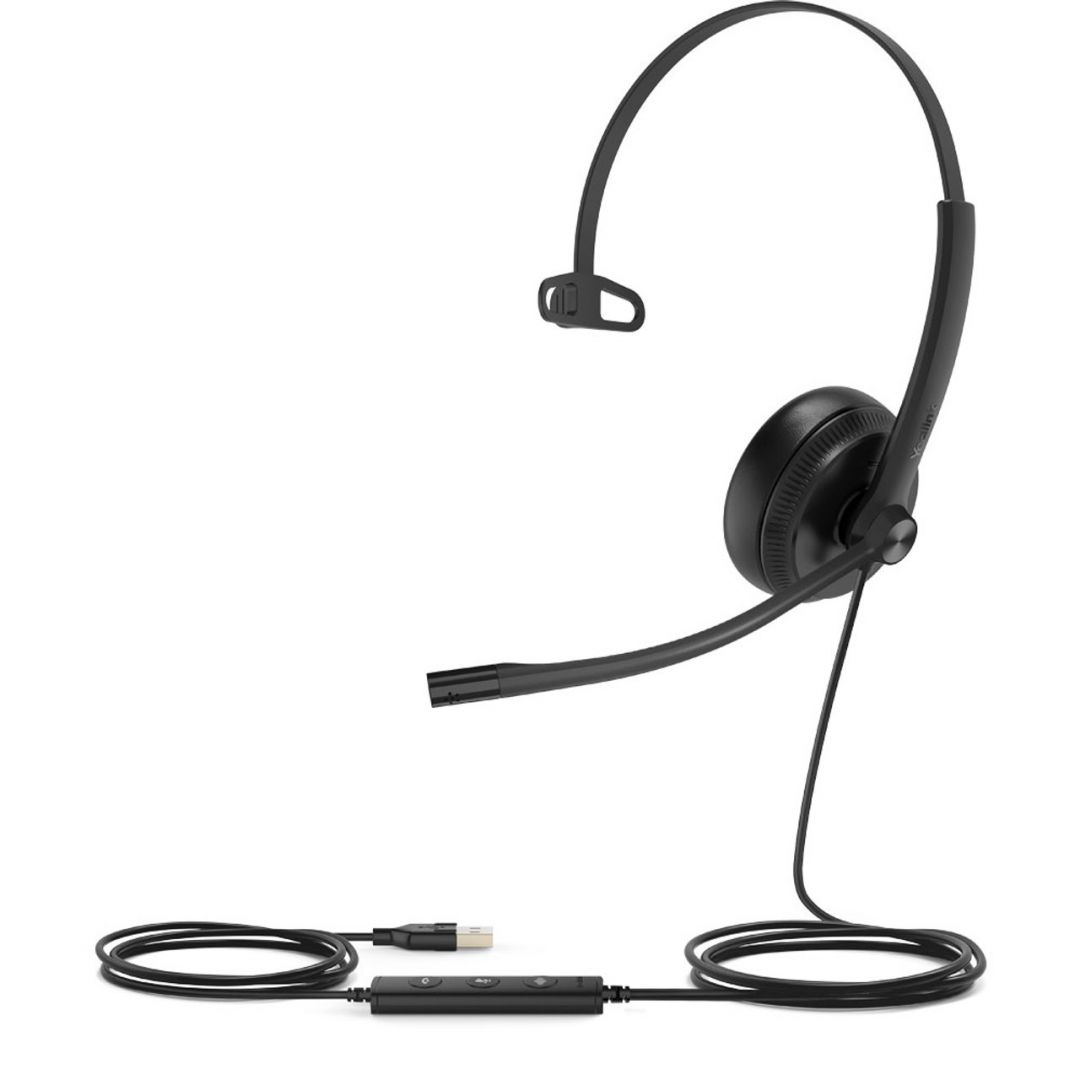 Yealink UH34 Mono MS Teams Headset Black