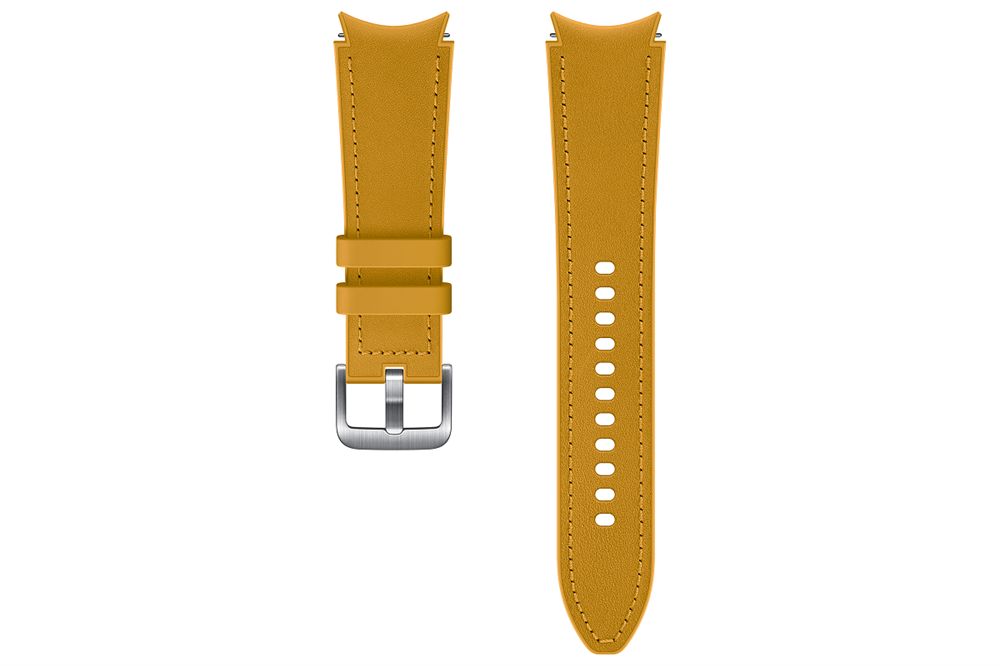 Samsung Galaxy Watch 4 Hybrid Leather Band Mustard