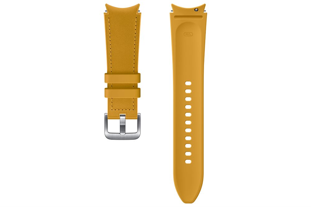 Samsung Galaxy Watch 4 Hybrid Leather Band Mustard