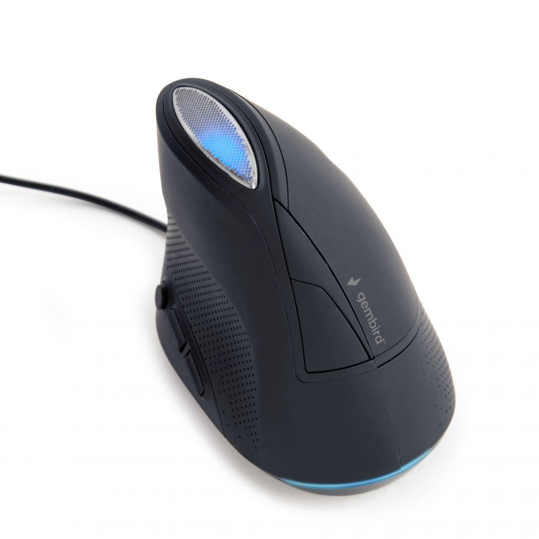 Gembird MUS-ERGO-03 Ergonomic mouse Space Gray