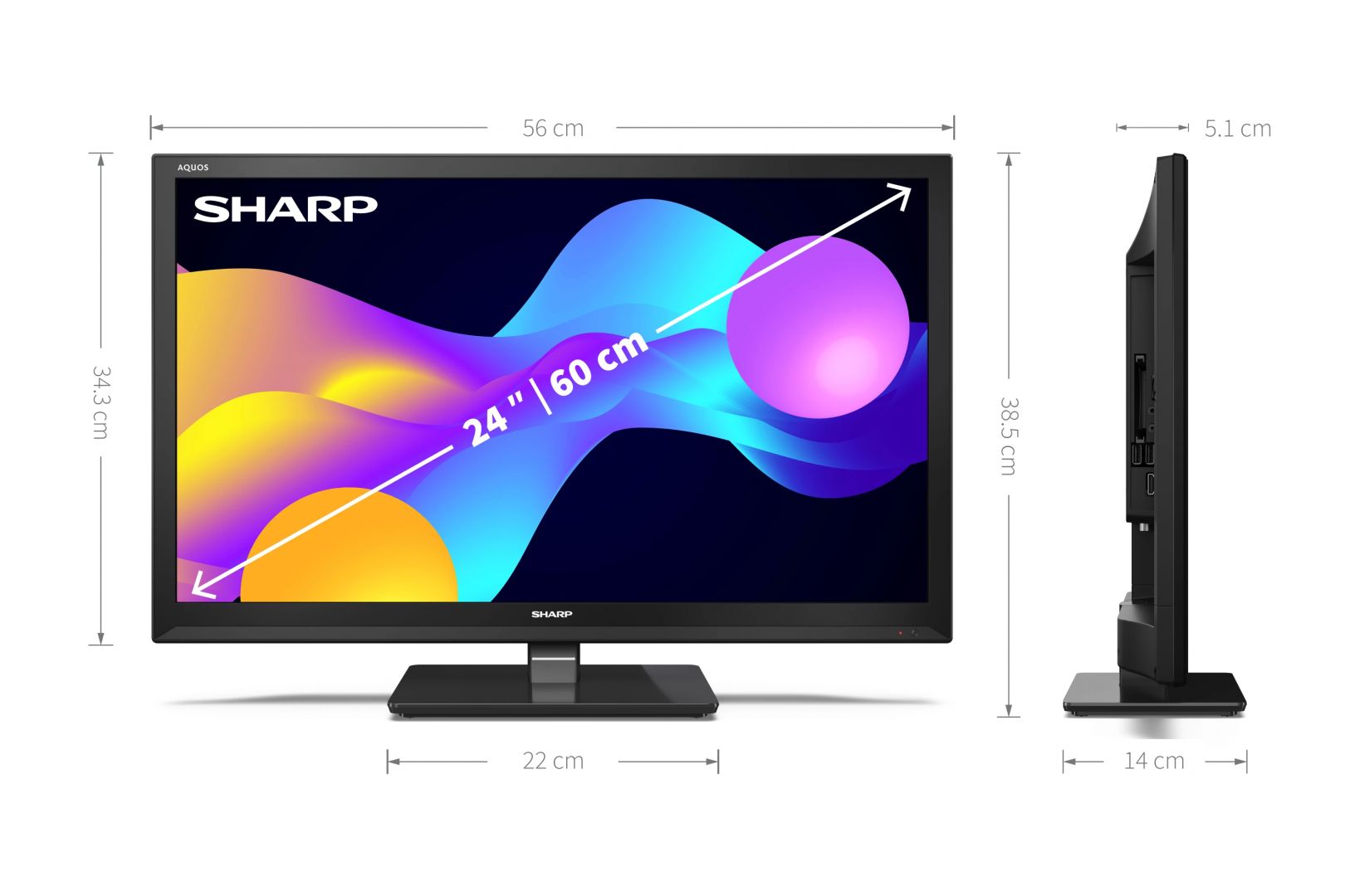 Sharp 24" 24EE3E LED