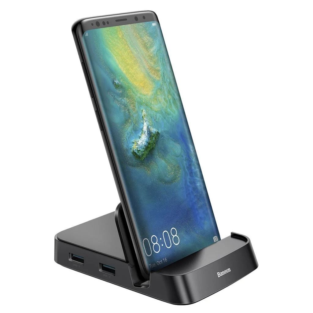 Bewello Mate Docking Station for Samsung & Huawei Smartphones Black