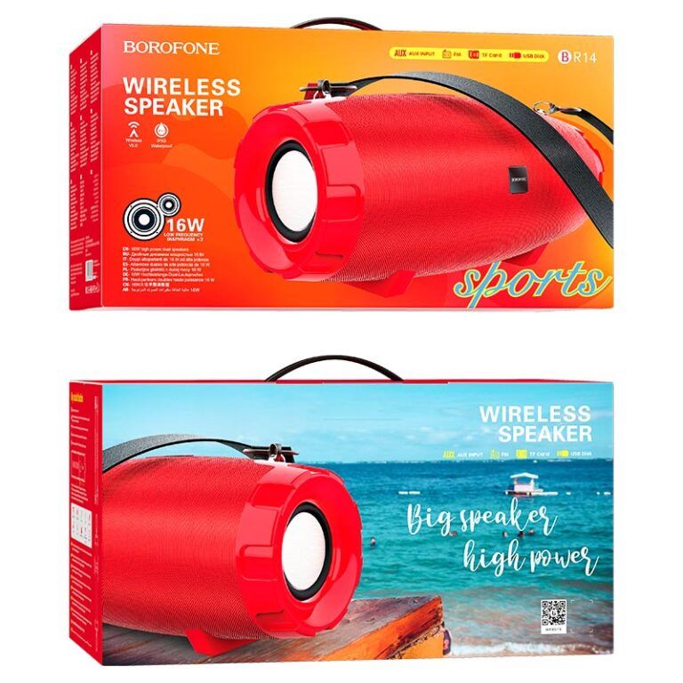 BOROFONE BR14 Bluetooth Speaker Red