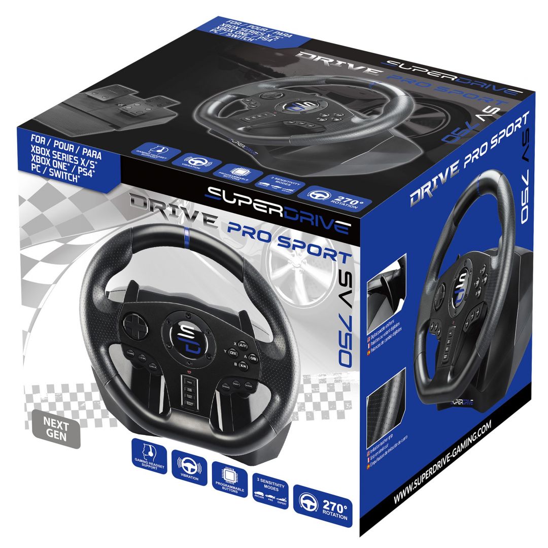 Subsonic Superdrive SV 750 Steering Wheel Black