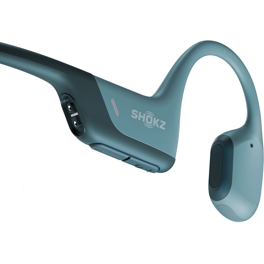 Shokz Operun Pro Bone Conduction Open-Ear Endurance Wireless Bluetooth Headphones Blue