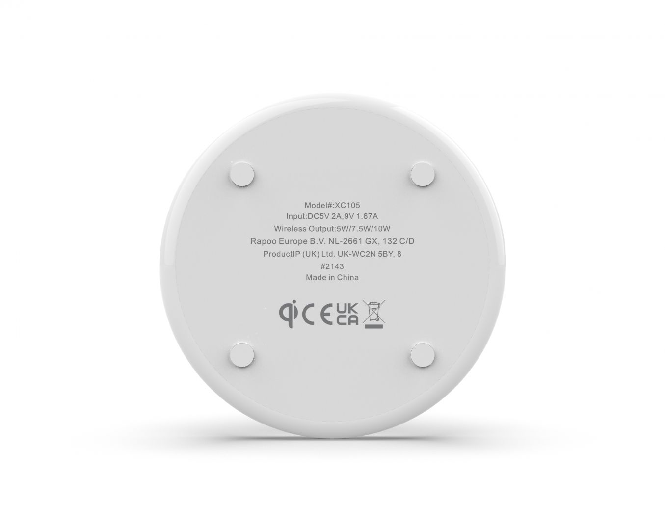 Rapoo XC105 Wireless Charging Pad White